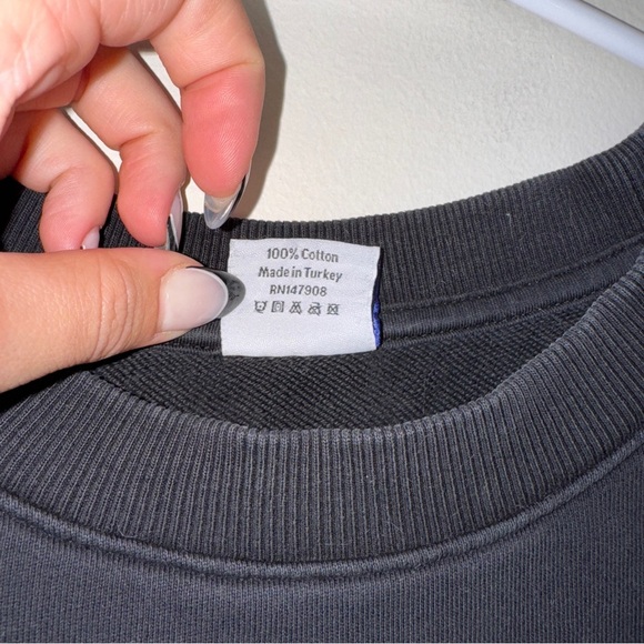 Outdoor Voices Womens Black Cotton Classic
Pickup Sweatshirt Comfy Size S - Picture 6 of 7